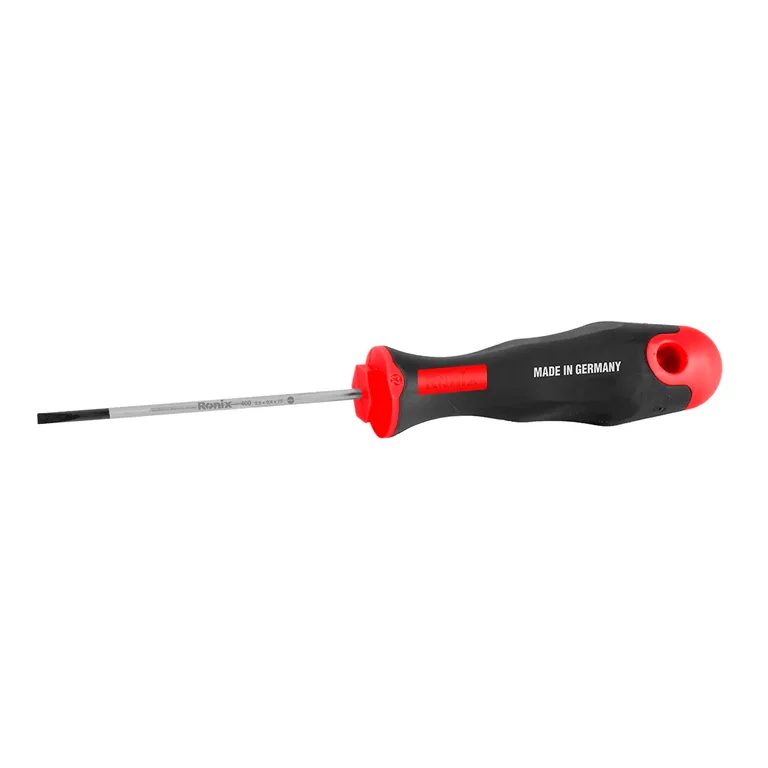 TPR Handle Slotted Screwdriver 2.5*75 - German