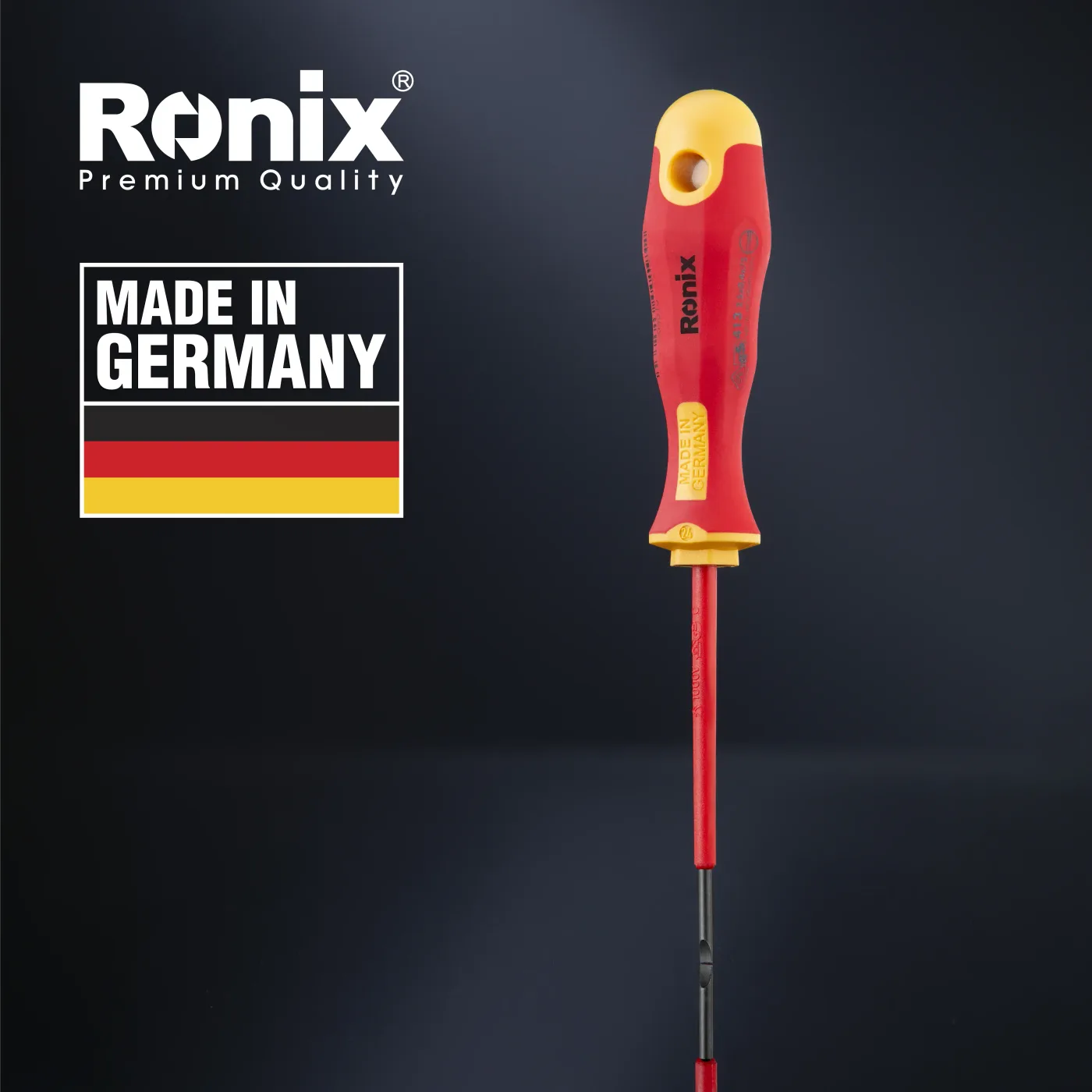 VDE Slotted Screwdriver 2.5*75 - German