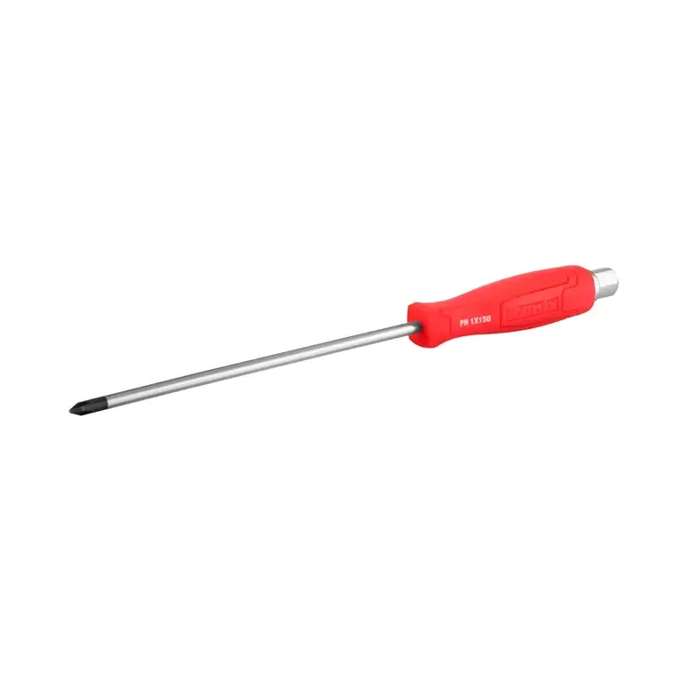 Plastic Handle Phillips Hammer Screwdriver 5x150mm