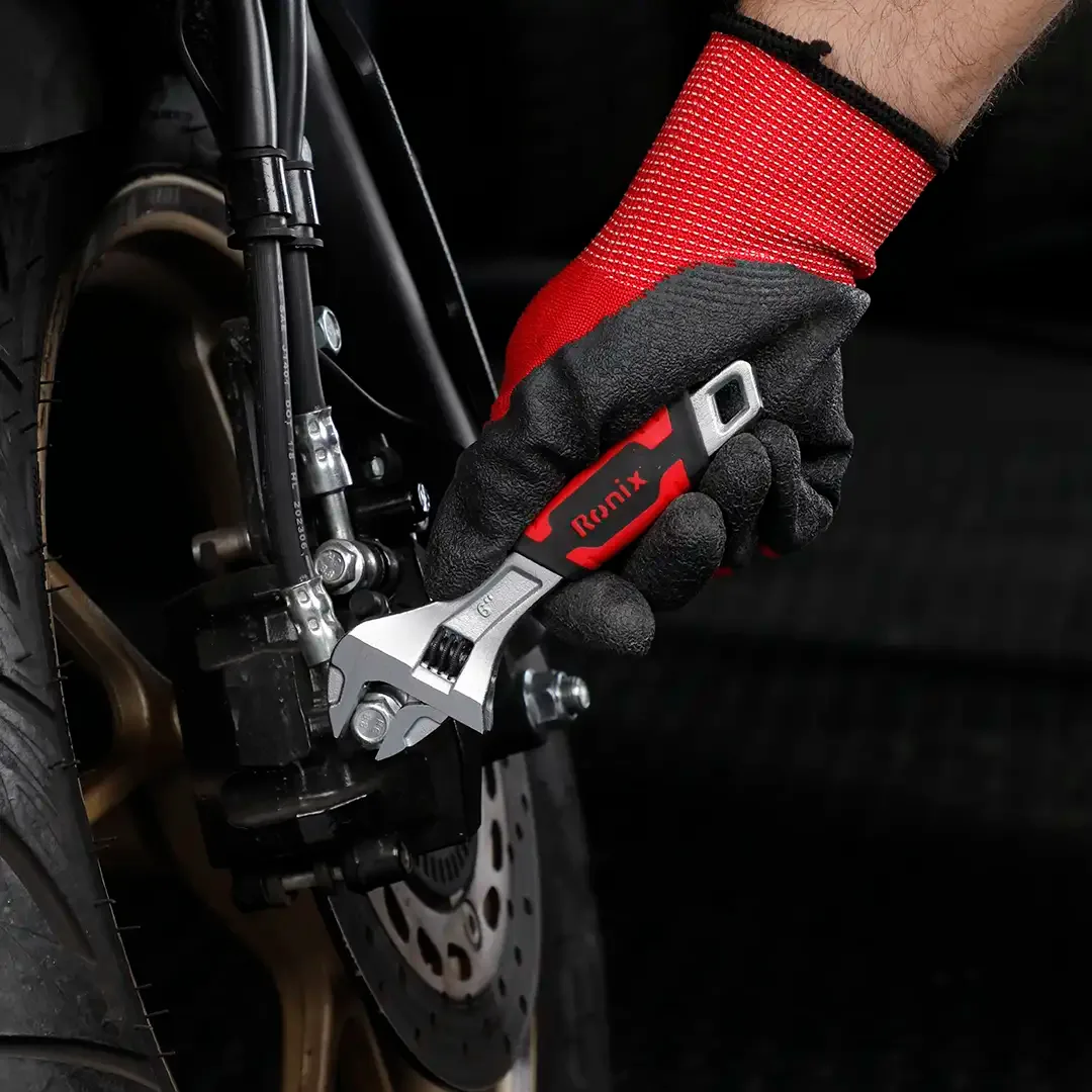 TPR Handle Adjustable Wrench 6Inch