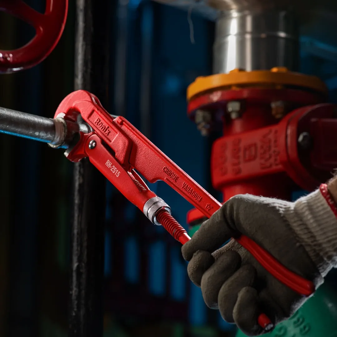 Bent Nose Pipe Wrench 1.5 inch