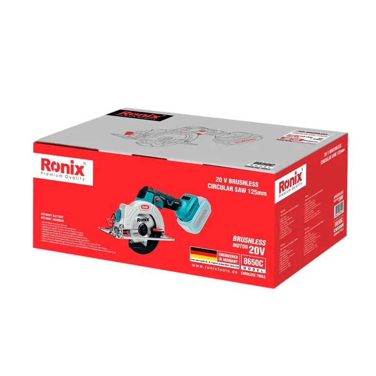 20V Brushless Cordless Circular Saw 125mm (Without battery and charger)