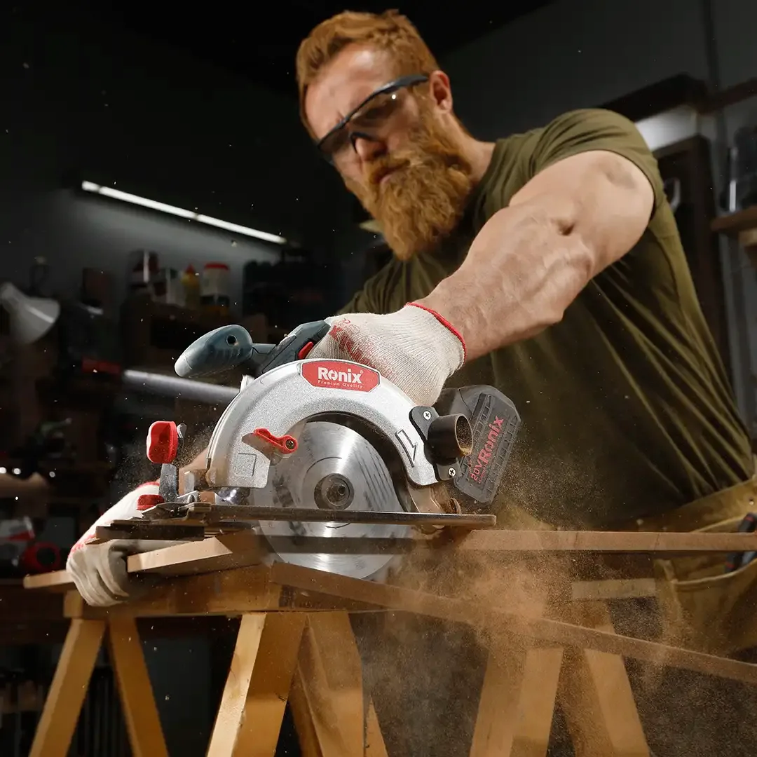 20V Cordless Circular Saw 165mm (Without battery and charger)