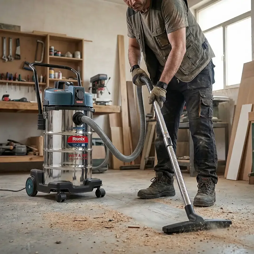 مكنسة كهربائية صناعية40 ليتر
