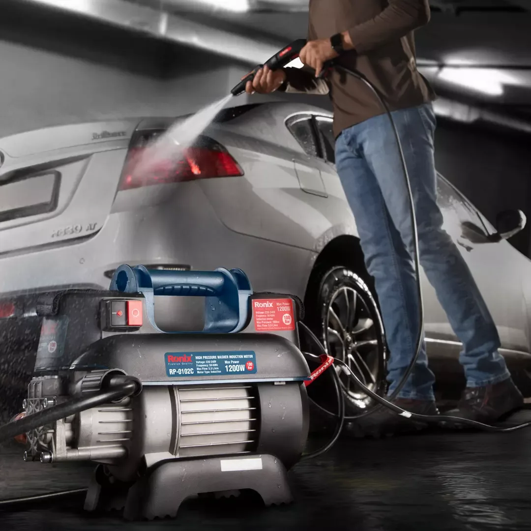 Compact Induction High Pressure Washer 100bar-1200W
