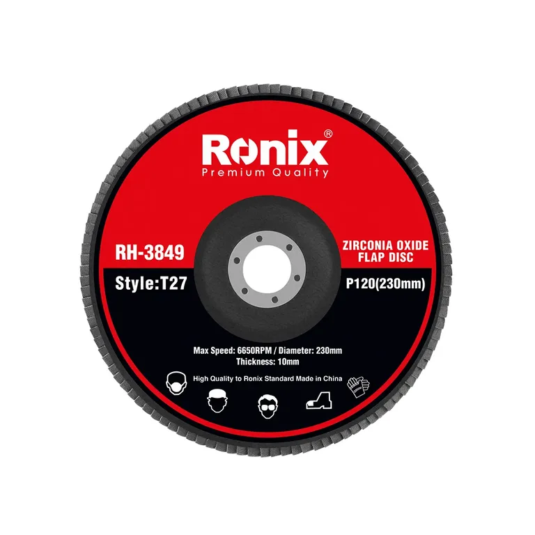 ZIRCONIA OXIDE FLAP DISC P120 230mm
