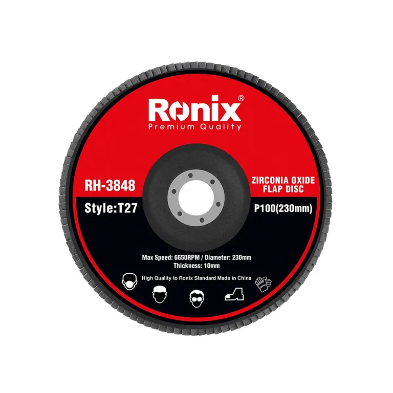 ZIRCONIA OXIDE FLAP DISC P100 230mm