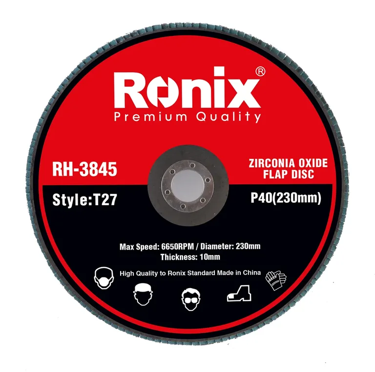 ZIRCONIA OXIDE FLAP DISC P40 230mm