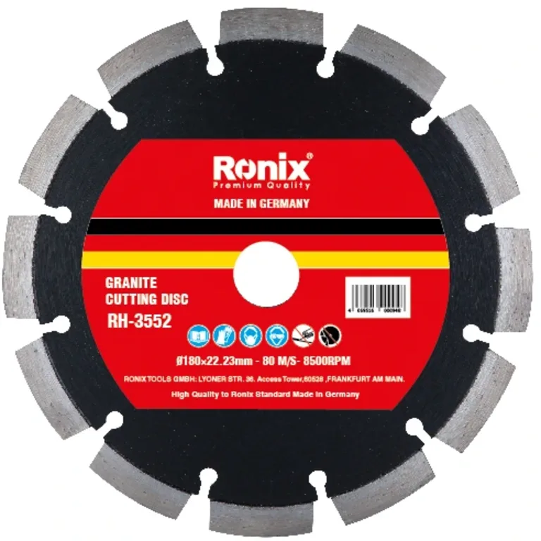 Granite Cutting Disc 180 mm - Segment 11 - German
