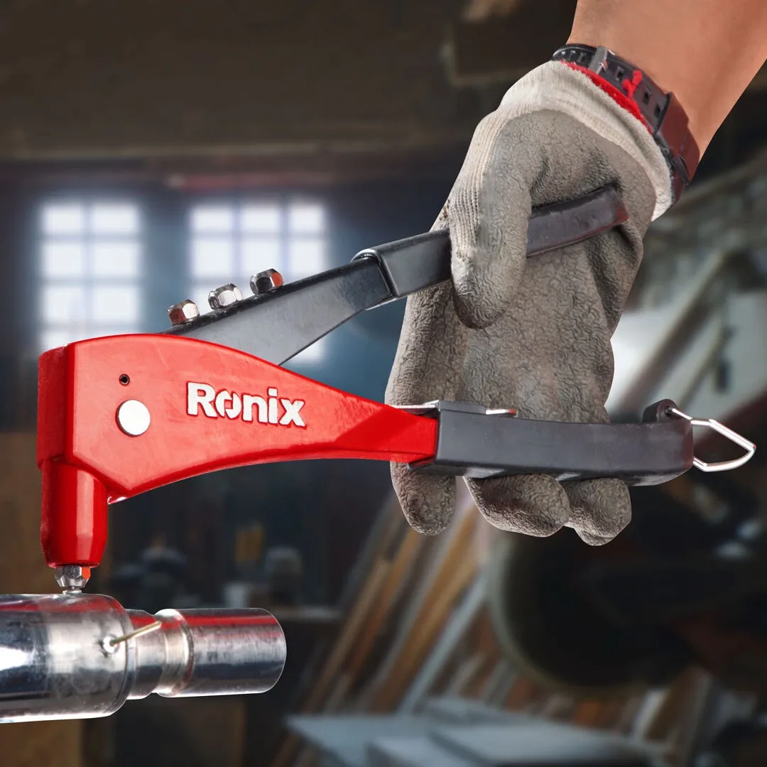 Hand Riveter, 4 Nozzles, Ergo Model