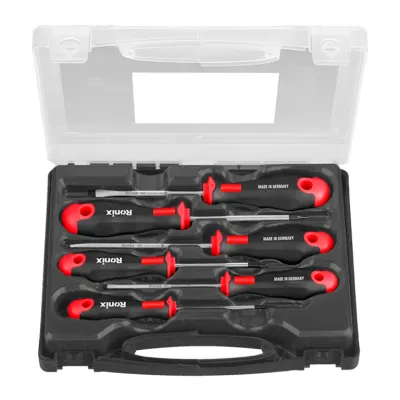 6Pcs TPR Handle Screwdriver Set - German