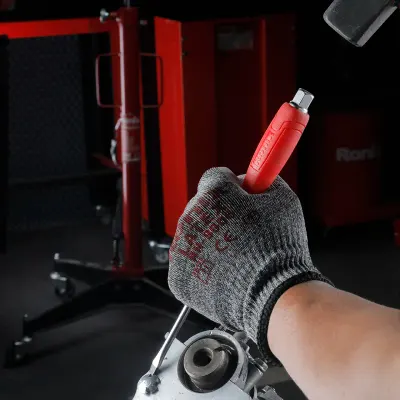 Plastic Handle Slotted Hammer Screwdriver 6x150mm