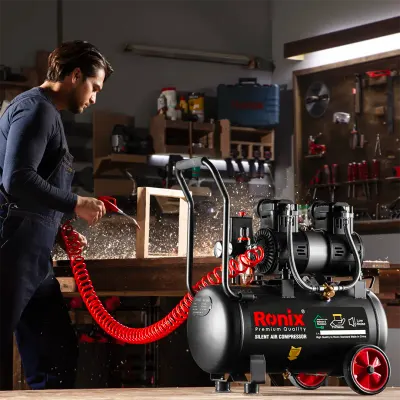 Silent Air Compressor 50L-1800W-110V