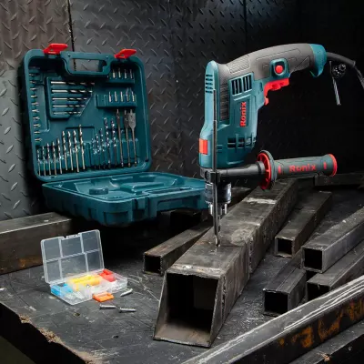 52Pcs Impact Drill Kit-750W-13mm