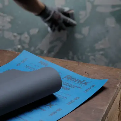 Blue Latex Waterproof Sand Paper P600