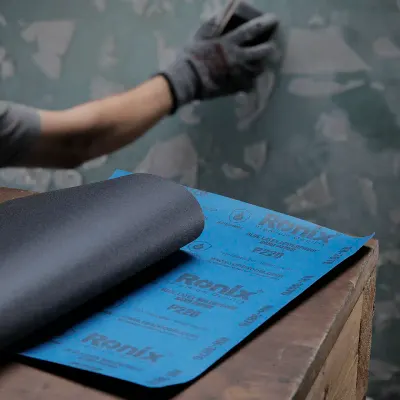 Blue Latex Waterproof Sand Paper P220