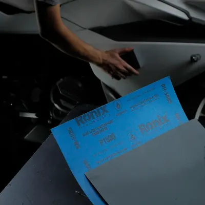 Blue Latex Waterproof Sand Paper P1500