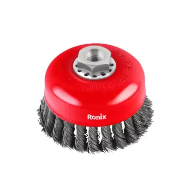 Twisted Knot Cup Brush 100mm