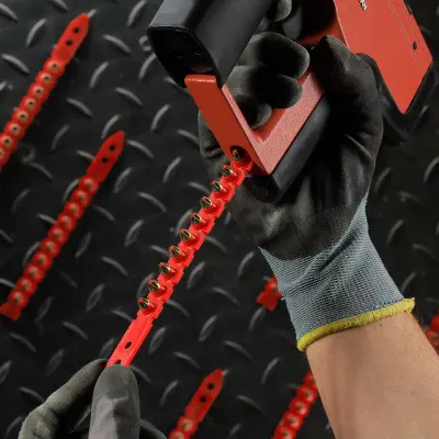 Nail Gun Driver Pin, Cal 6.8*11 *27mm, Red locks
